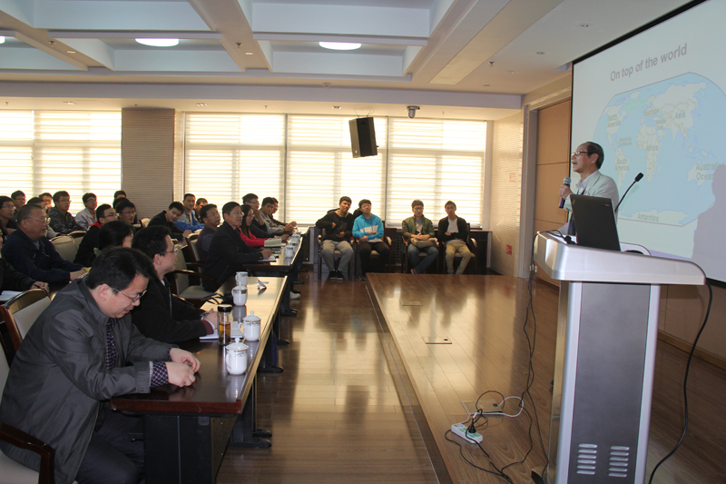 挪威工程院院士王克胜教授来机电学院做学术报告